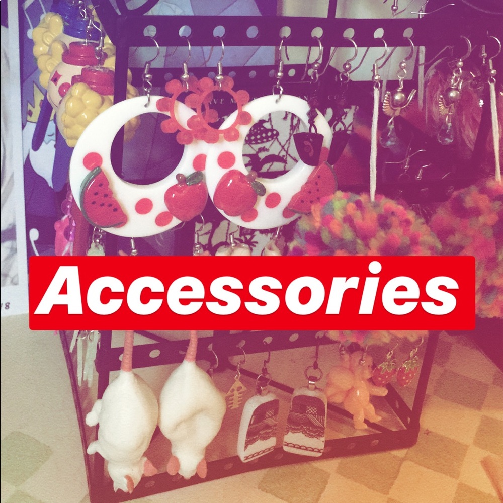 Most accessories handmade (by me) or vintage!!